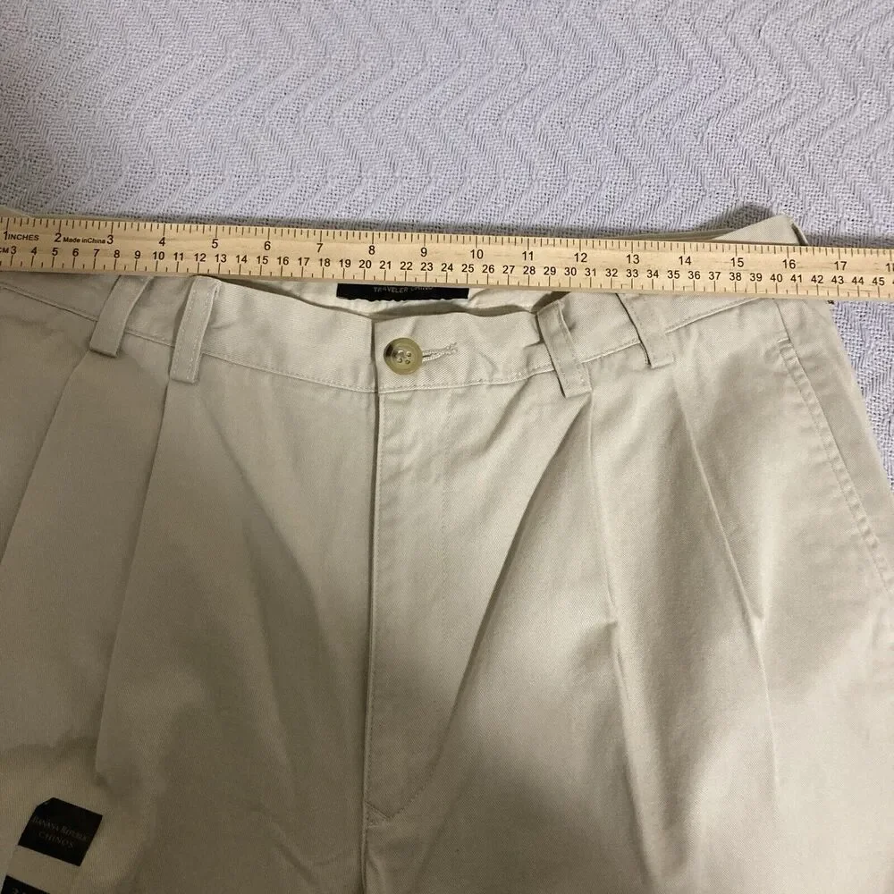 NEW Banana Republic Pants Men's 34x30 The Traveler Chino Jeans Slim Fit White